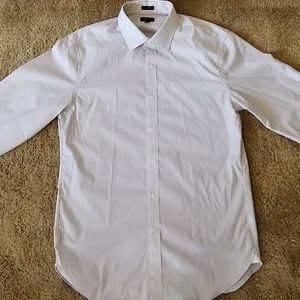 J. Crew White Dress Shirt (16/35 Slim)